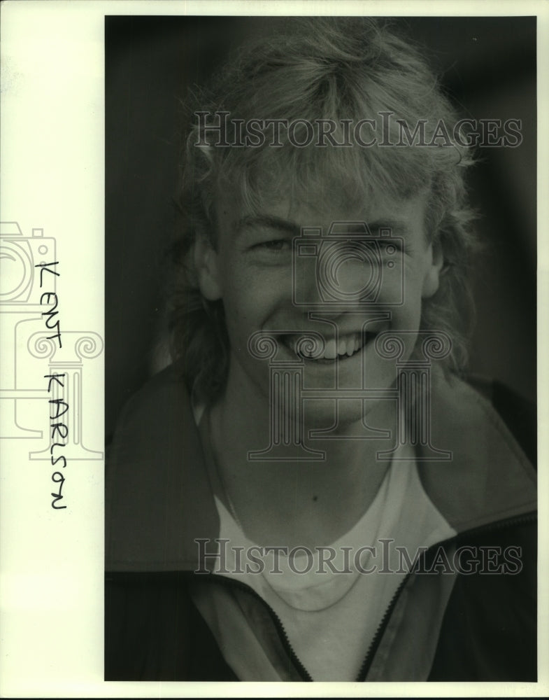 1986 Press Photo Professional tennis player Ken Karlson of Sweden. - hcs09183- Historic Images