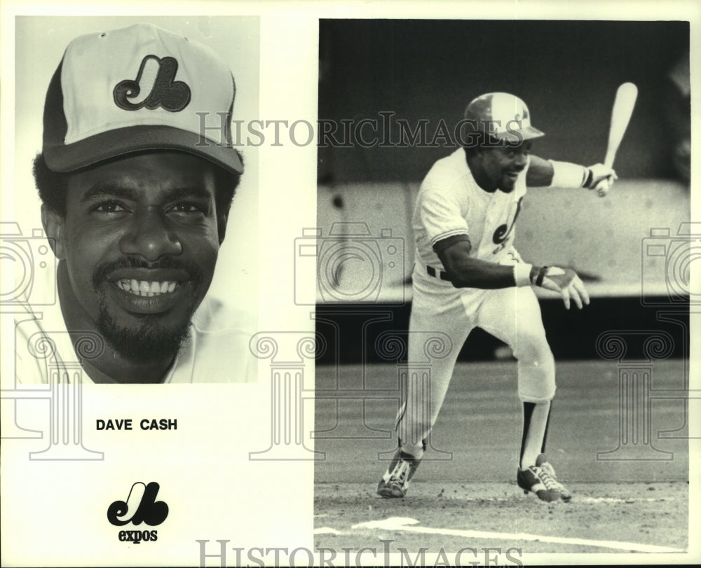 1980 Press Photo Montreal Expos&#39; baseball player Dave Cash. - hcs09557- Historic Images