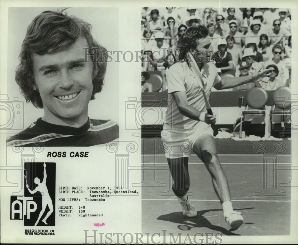 1978 Press Photo ATP tennis professional Ross Case. - hcs09558- Historic Images