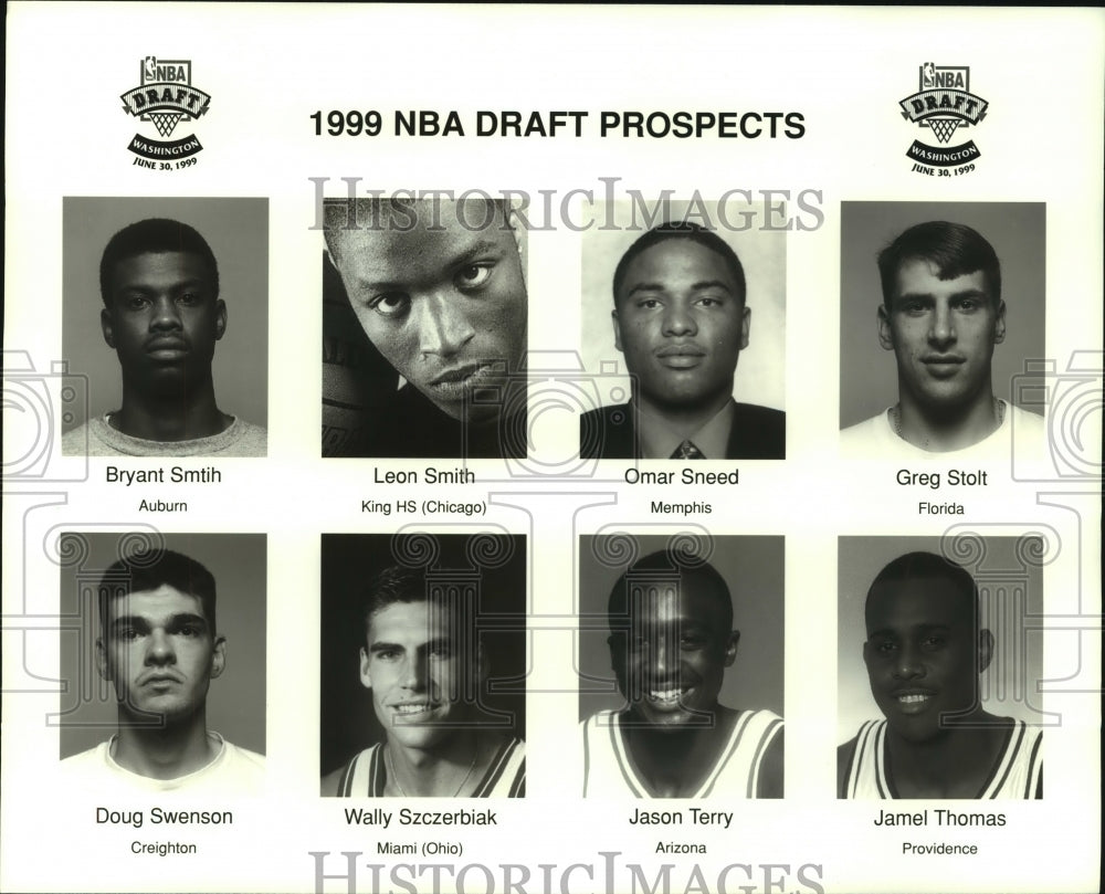 1999 Press Photo Prospects of the upcoming NBA Draft. - hcs09624- Historic Images