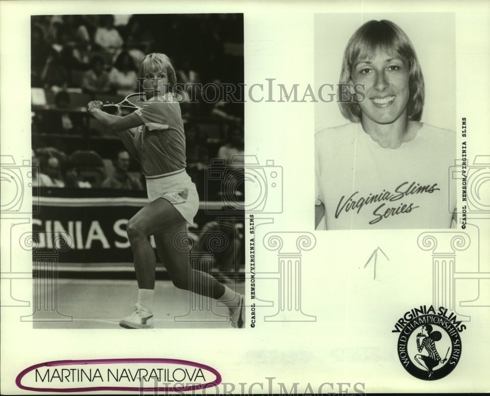 1987 Press Photo Professional tennis player Martina Navratilova. - hcs09631- Historic Images