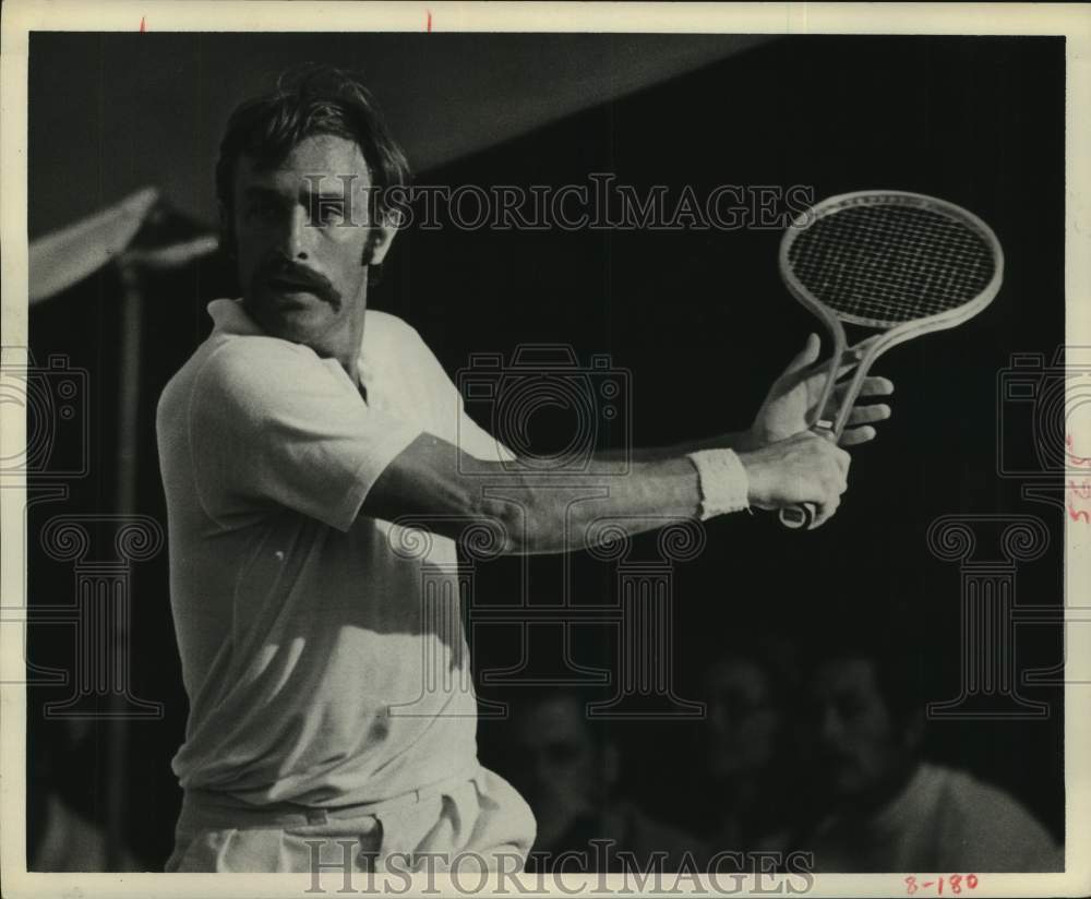 1972 Press Photo John Newcombe competes in a tennis tournament - hcs09726- Historic Images