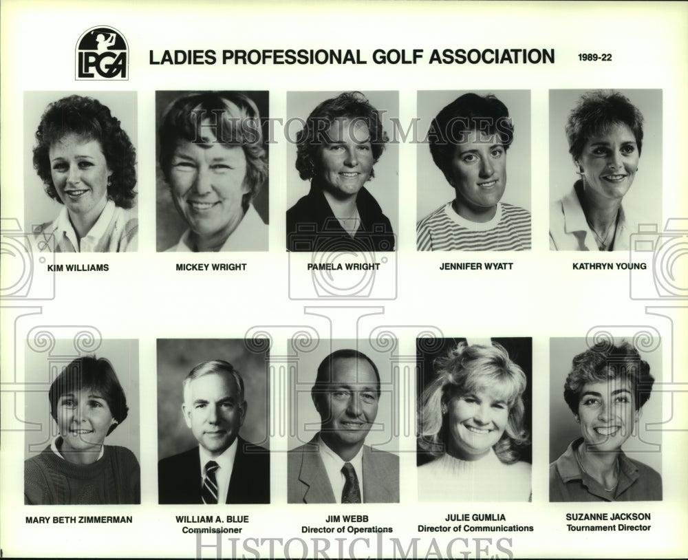 1992 Press Photo Members of the Ladies Professional Golf Association.- Historic Images