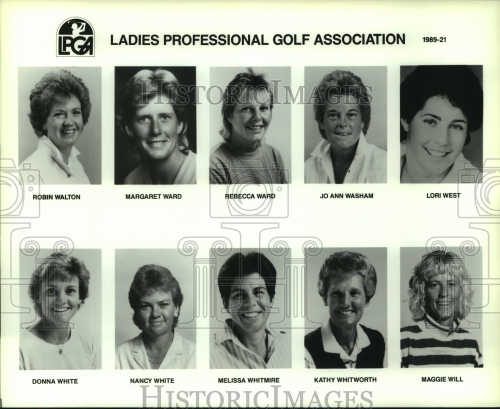 1989 Press Photo Members of the Ladies Professional Golf Association - hcs09773- Historic Images