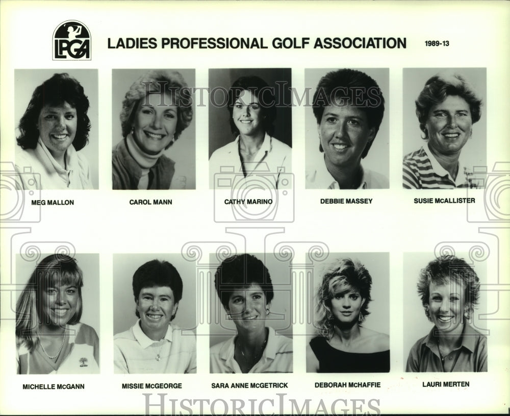 1989 Press Photo Members of the Ladies Professional Golf Association - hcs09782- Historic Images