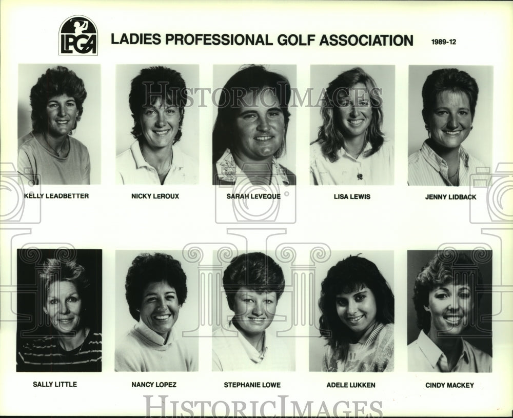 1989 Press Photo Members of the Ladies Professional Golf Association - hcs09783- Historic Images