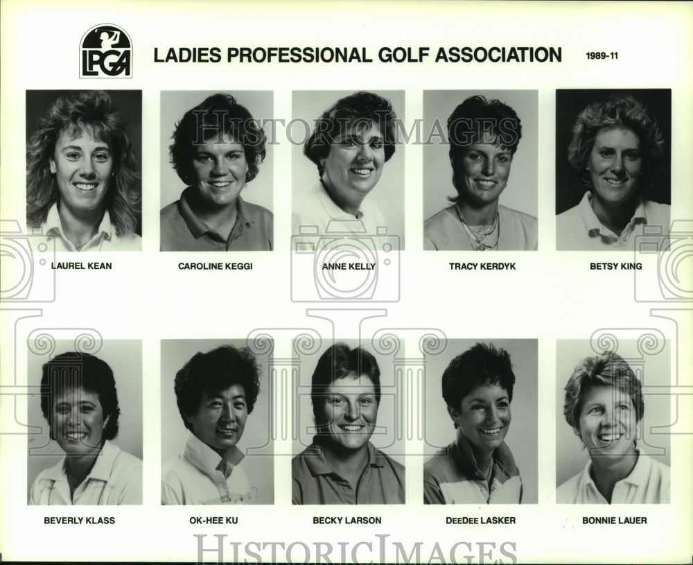 1989 Press Photo Members of the Ladies Professional Golf Association - hcs09784- Historic Images