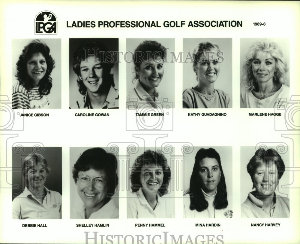 1989 Press Photo Members of the Ladies Professional Golf Association - hcs09787- Historic Images