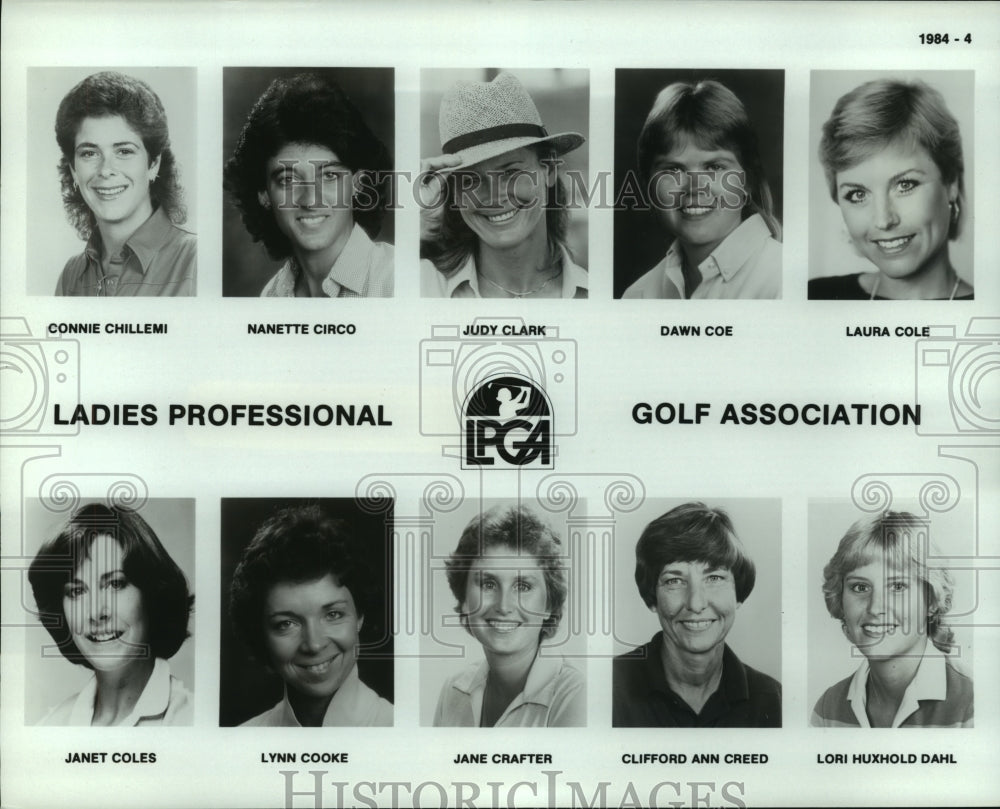 1984 Press Photo Members of the Ladies Professional Golf Association - hcs09797- Historic Images