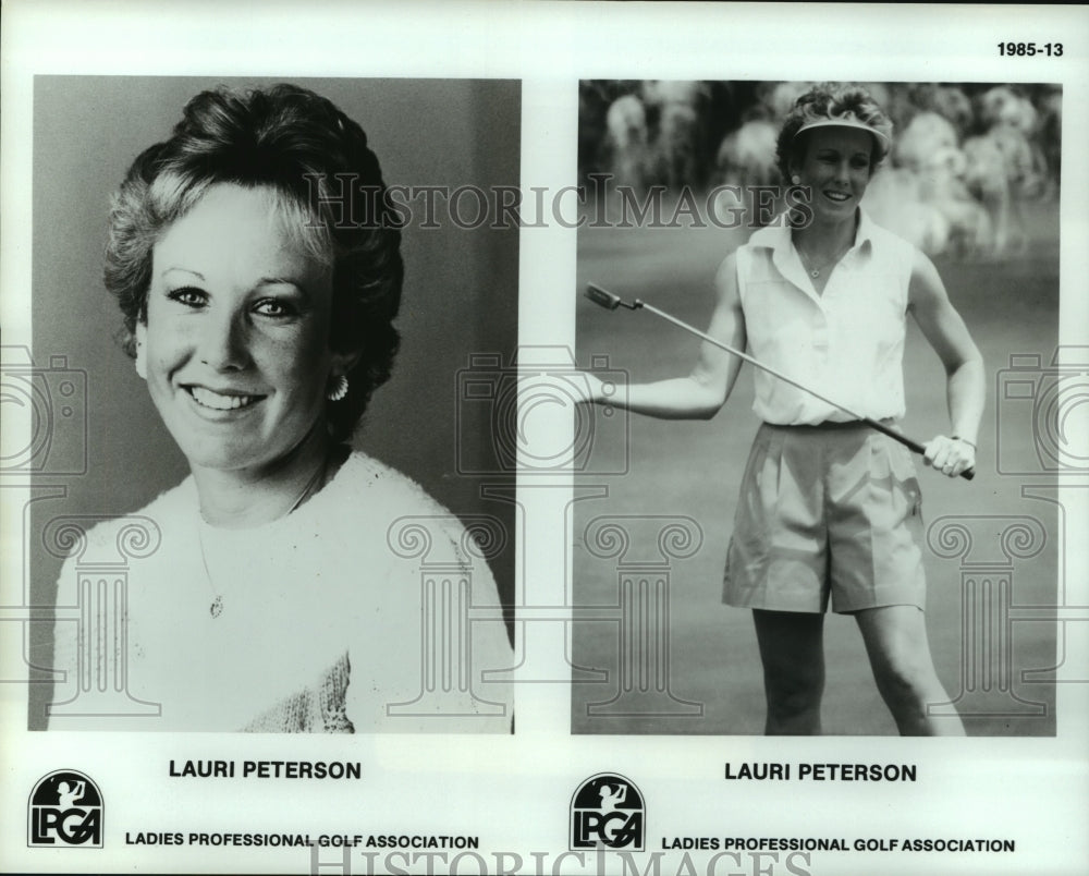 1985 Press Photo Ladies professional golfer Lauri Peterson. - hcs09798- Historic Images