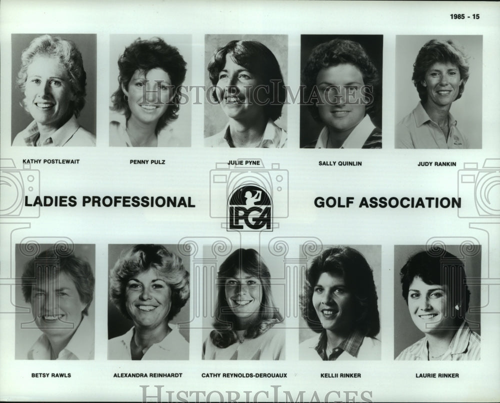 1985 Press Photo Members of the Ladies Professional Golf Association - hcs09799- Historic Images