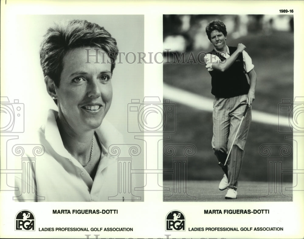 1989 Press Photo Ladies professional golfer Marta Figueras-Dotti. - hcs09809- Historic Images