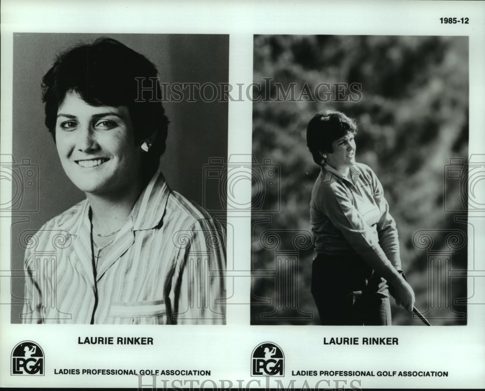 1985 Press Photo Ladies professional golfer Laurie Rinker. - hcs09822- Historic Images