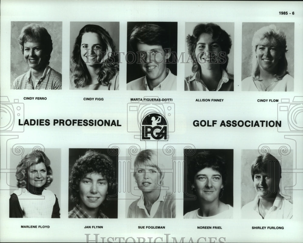 1985 Press Photo Members of the Ladies Professional Golf Association - hcs09828- Historic Images