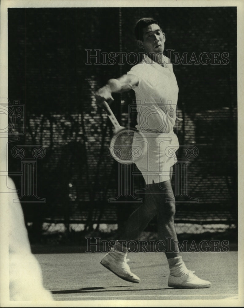 1970 Press Photo Professional tennis player Jun Kuki of Japan. - hcs10070- Historic Images