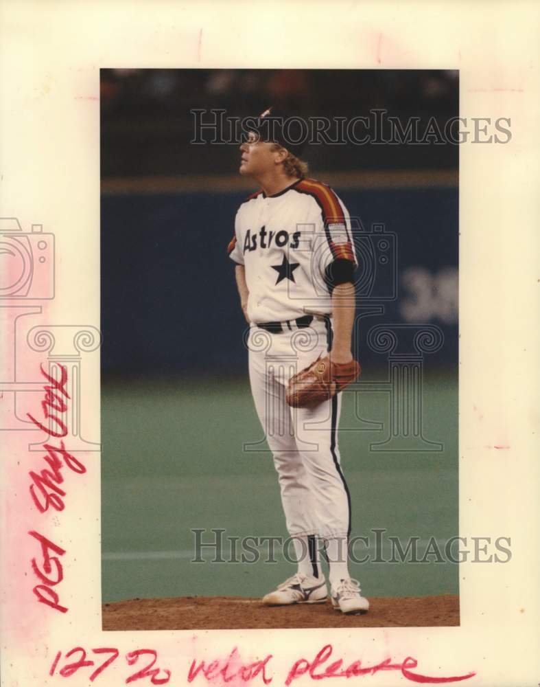 1990 Press Photo Mike Scott, Houston Astros pitcher - hcs10243- Historic Images