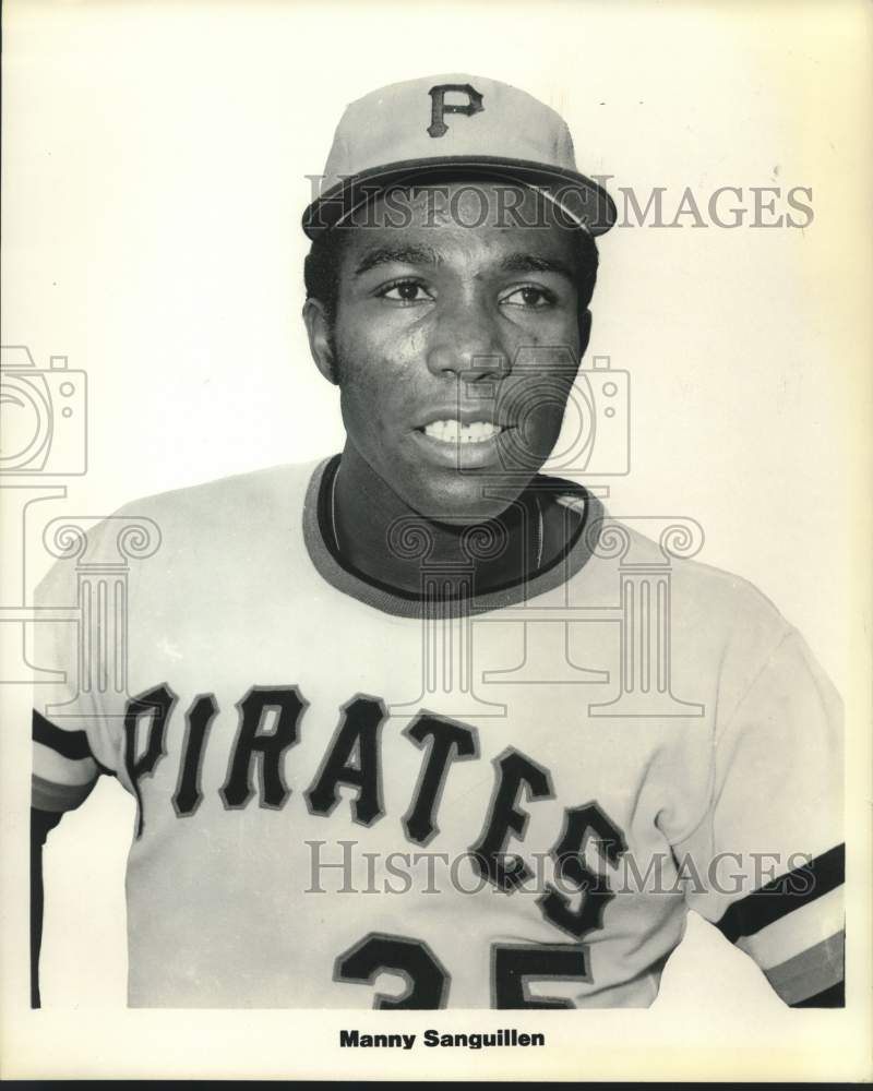 1973 Press Photo Manny Sanguillen, baseball player - hcs10485- Historic Images