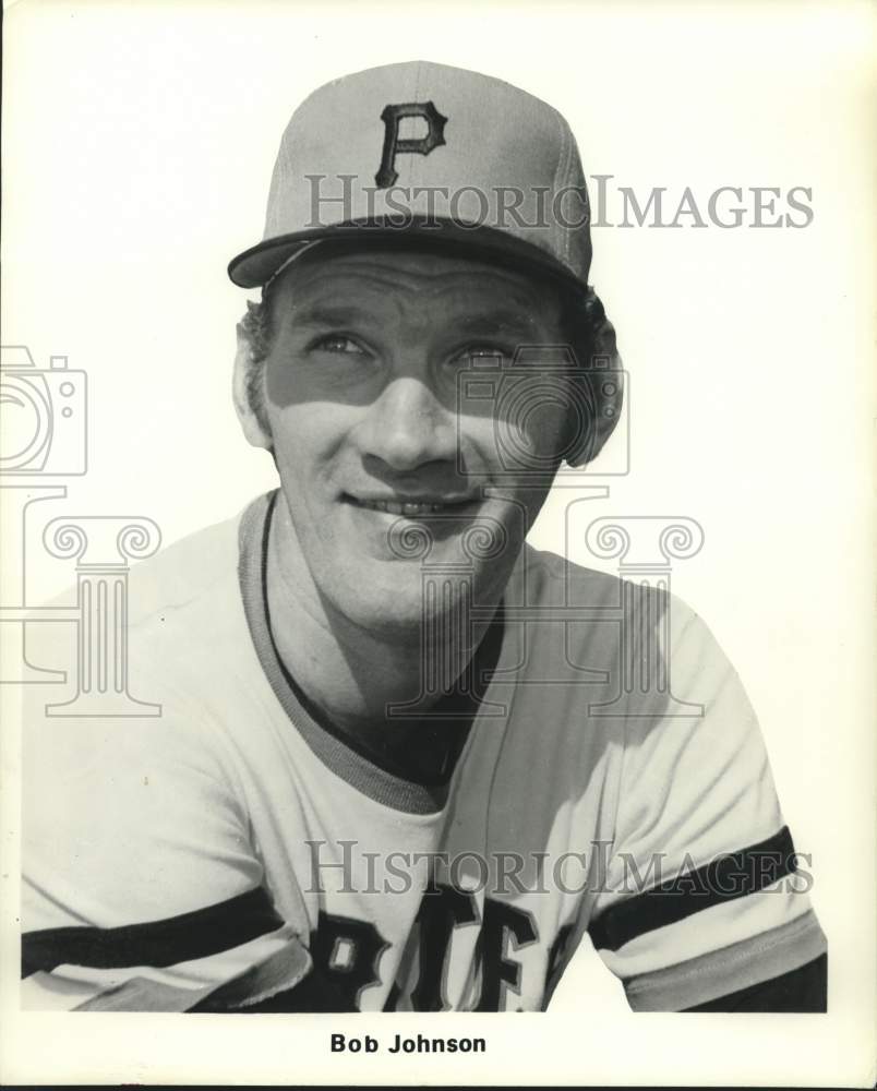 1971 Press Photo Bob Johnson, Pirates&#39; baseball player - hcs10671- Historic Images
