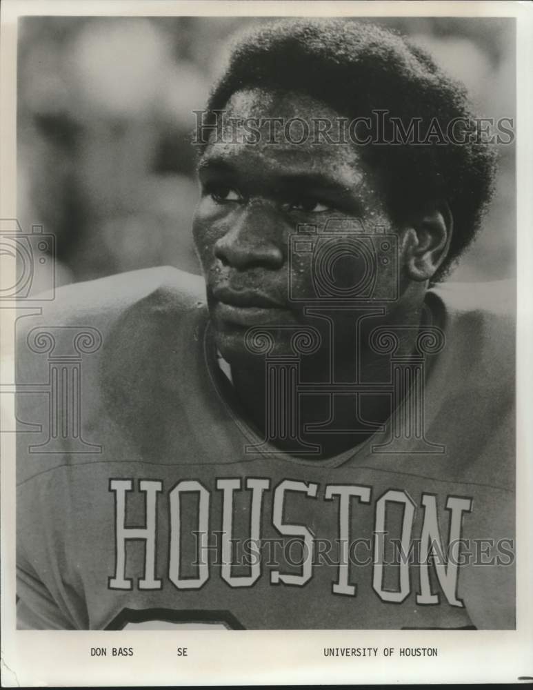 1979 Press Photo Don Bass, split end for the University of Houston - hcs10763- Historic Images