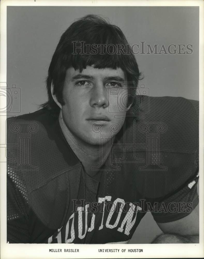 Press Photo Miller Bassler, University of Houston&#39;s football player - hcs10777- Historic Images