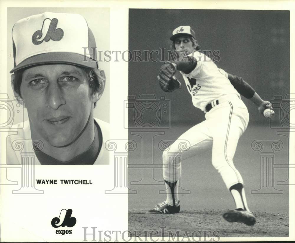 1980 Press Photo Wayne Twitchell, baseball player for the Montreal Expos- Historic Images