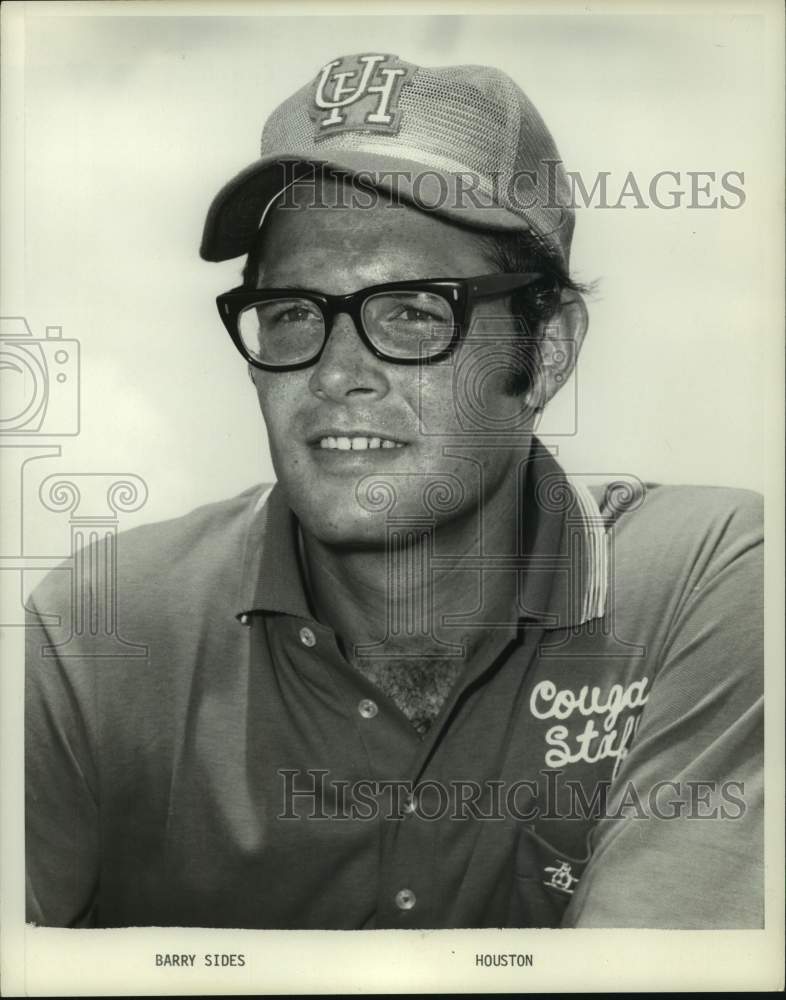 1979 Press Photo University of Houston football coach Barry Sides. - hcs11661- Historic Images