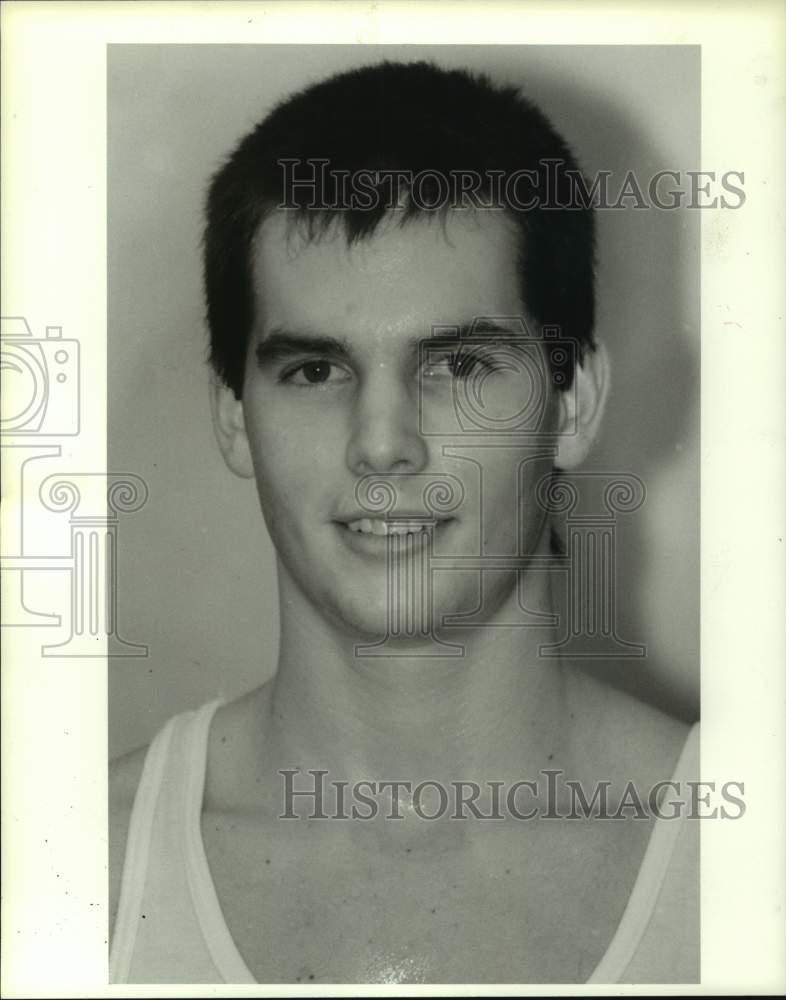 1988 Press Photo Huffman High School basketball player Matt Isaly. - hcs11834- Historic Images