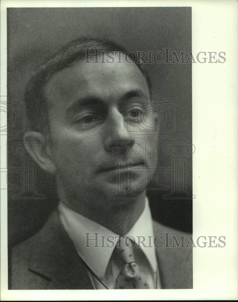 1988 Press Photo US Gymnastics Federation executive director, Mike Jacki.- Historic Images