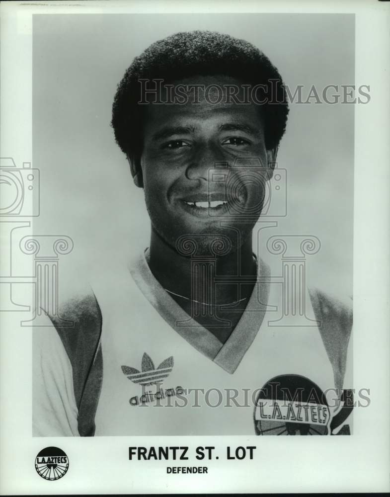 1981 Press Photo Los Angeles Aztecs' defender Frantz St. Lot. - hcs12312- Historic Images