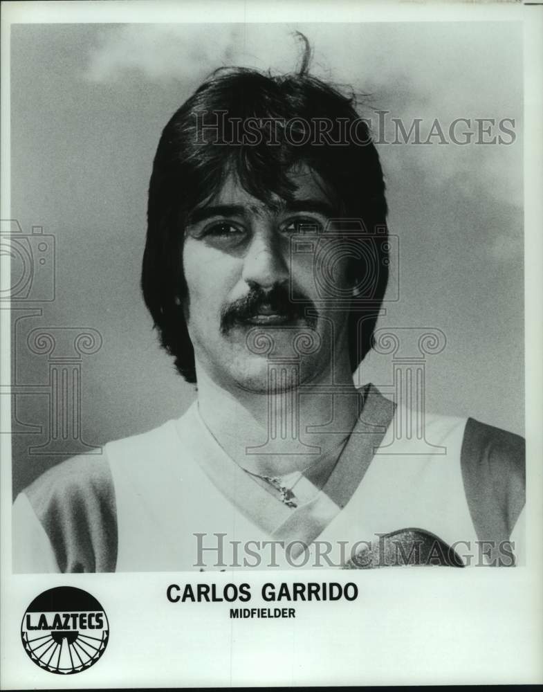 1981 Press Photo Los Angeles Aztecs&#39; midfielder Carlos Garrido. - hcs12319- Historic Images