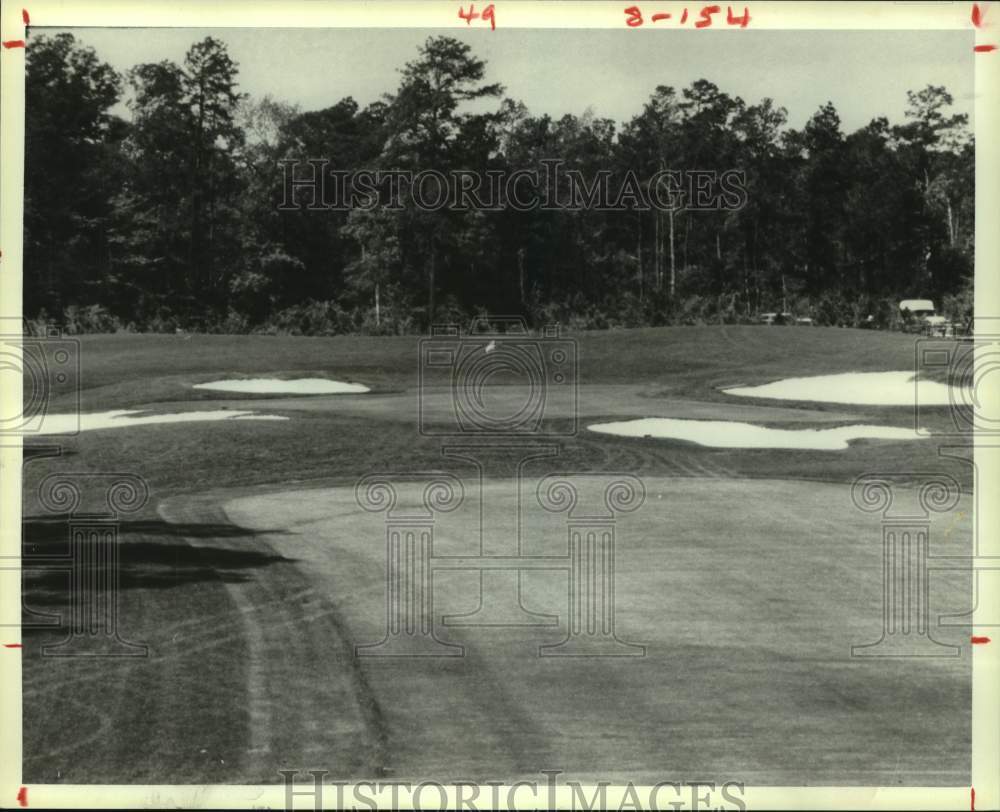 1985 Press Photo Hole #9 at the Houston Open Golf Tournament. - hcs12617- Historic Images