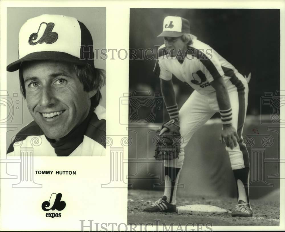 1980 Press Photo Montreal Expos&#39; baseball player Tommy Hutton. - hcs12647- Historic Images