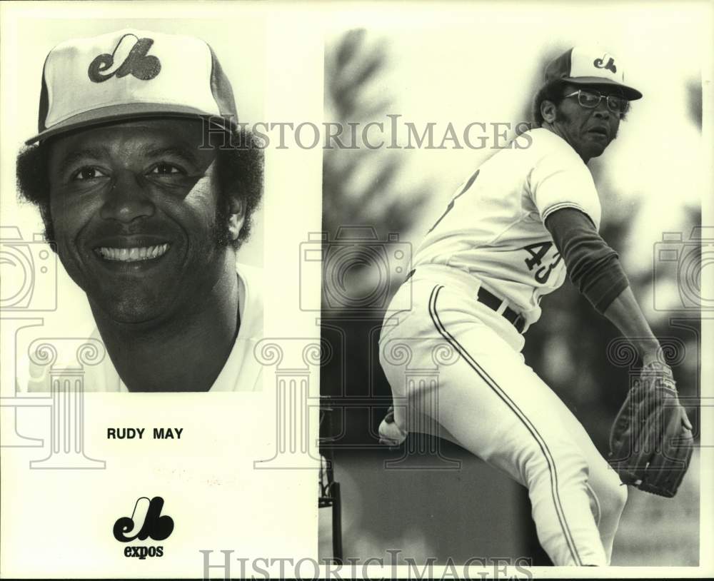 1980 Press Photo Montreal Expos baseball player Rudy May. - hcs12751- Historic Images