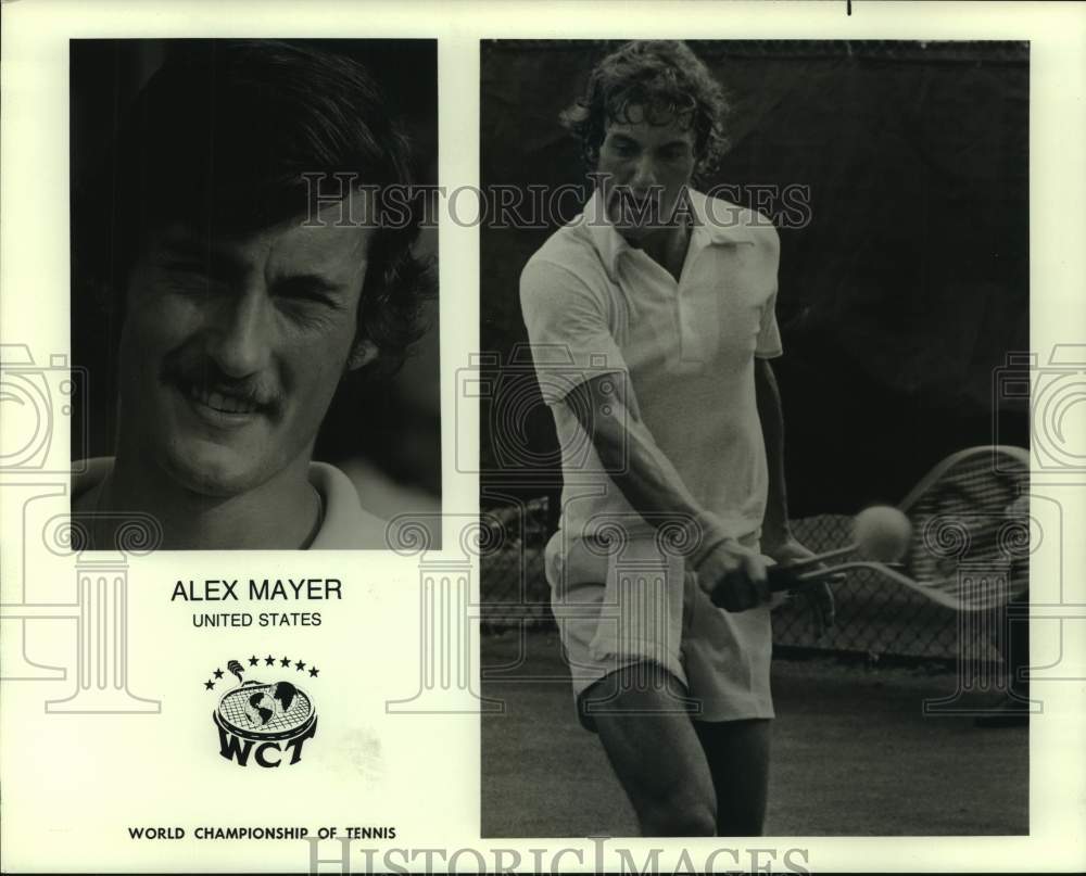 1975 Press Photo Professional tennis player Alex mayer of the United States.- Historic Images