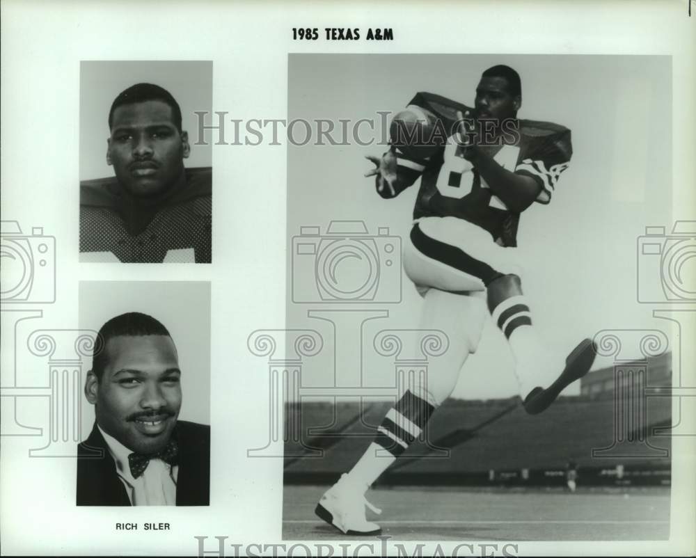 1985 Press Photo Texas A&amp;M University football player Rich Siler. - hcs13816- Historic Images