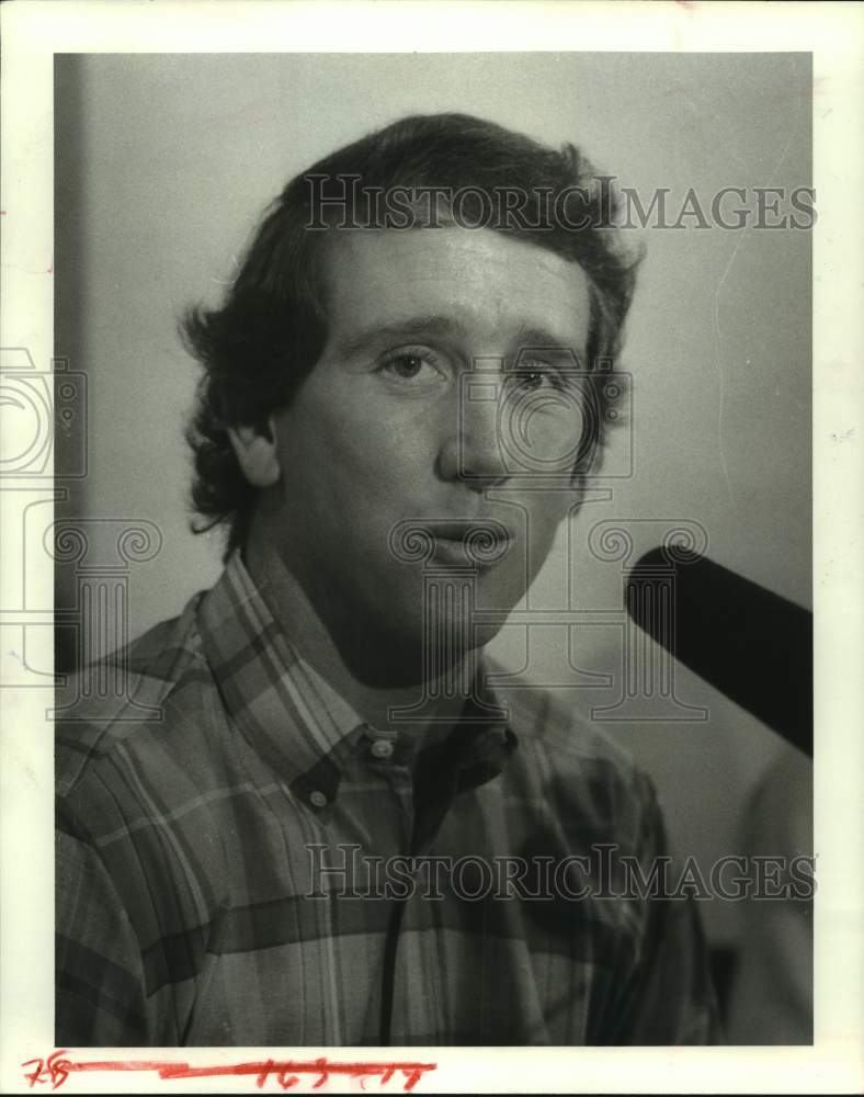 1982 Press Photo Archie Manning, football quarterback for Oilers team- Historic Images