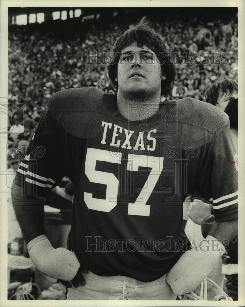 1986 Press Photo Texas football player Mike Ruether - hcs14857- Historic Images