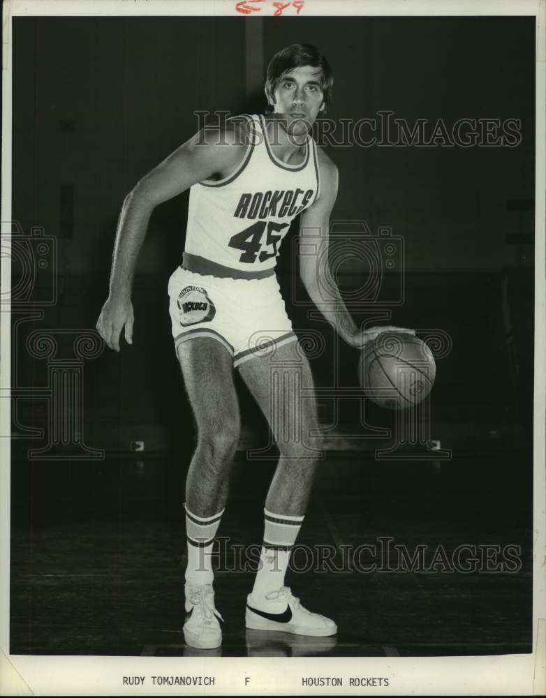 1978 Press Photo Houston Rockets&#39; forward Rudy Tomjanovich. - hcs15289- Historic Images