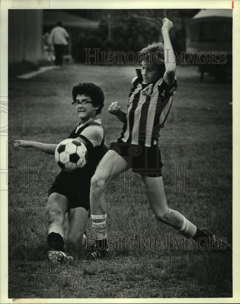 1978 Press Photo Steve Hoyt of Northwest United soccer team in game, San Antonio- Historic Images