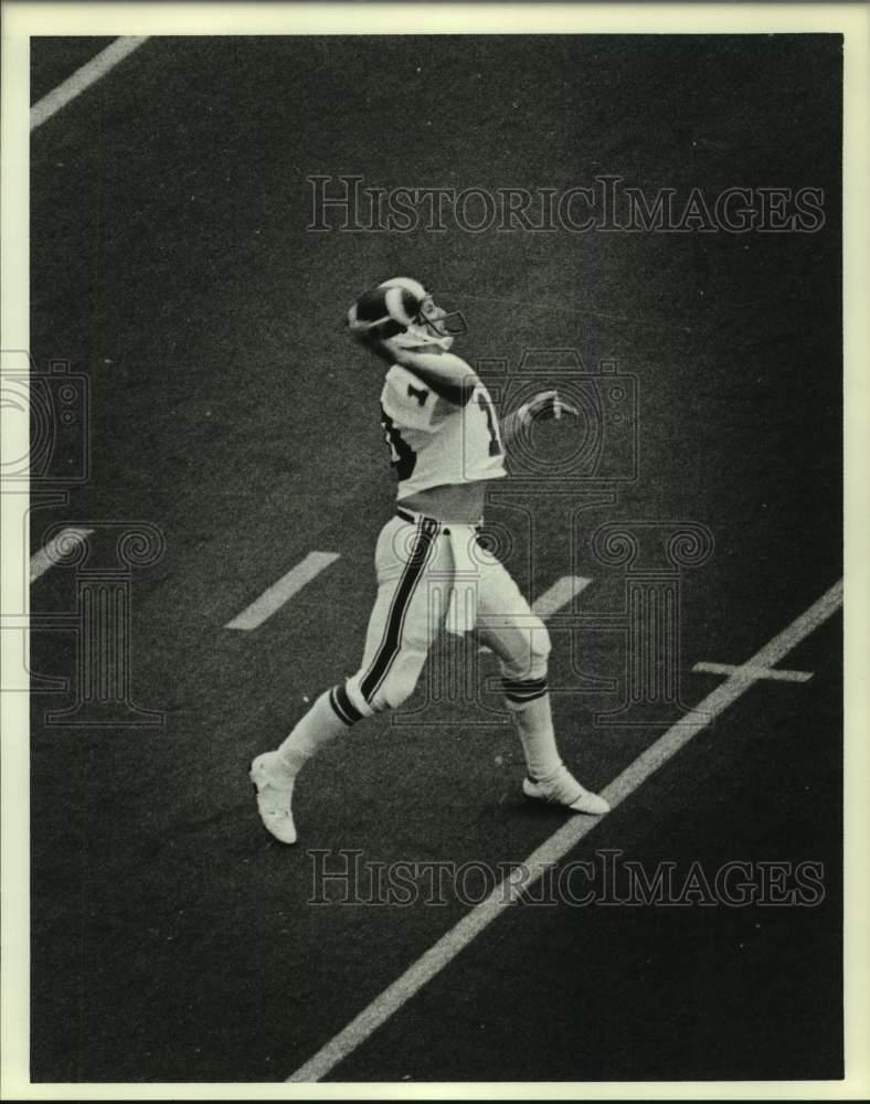 1978 Press Photo Football player from Southern Methodist University Mustangs- Historic Images