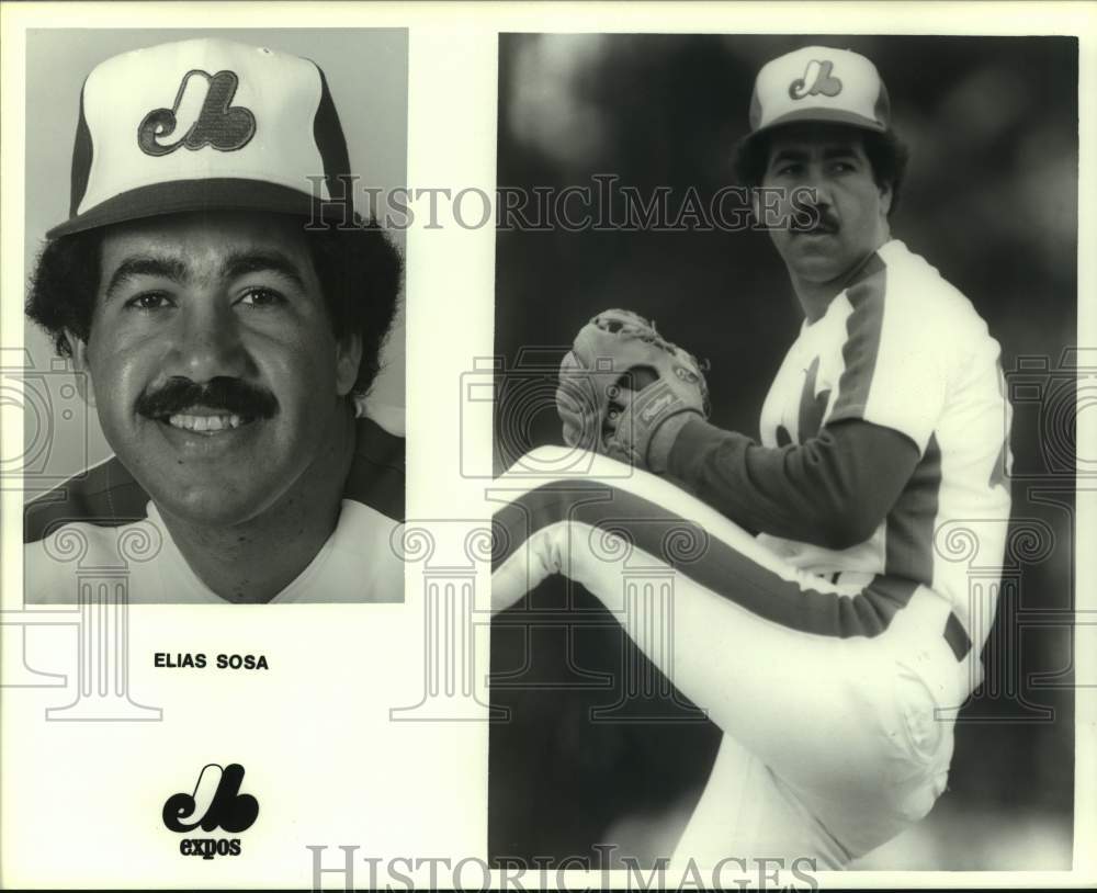 1980 Press Photo Montreal Expos&#39; pitcher Elias Sosa. - hcs16382- Historic Images