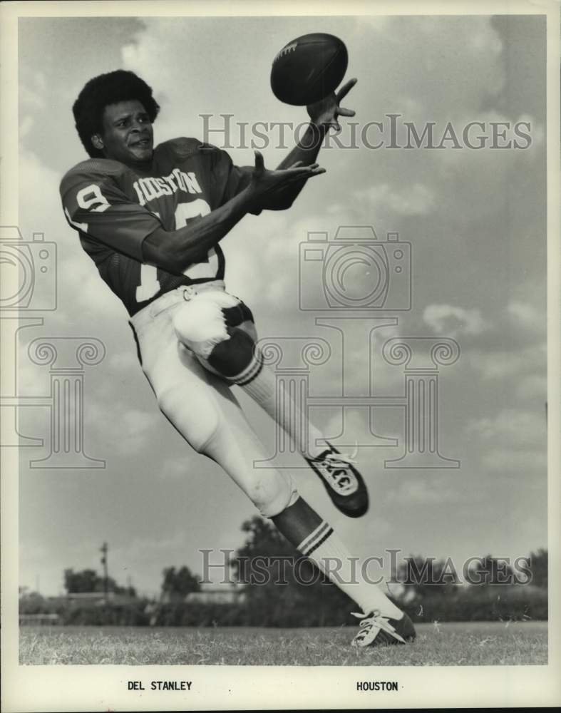 1972 Press Photo University of Houston wide receiver Del Stanley. - hcs16867- Historic Images