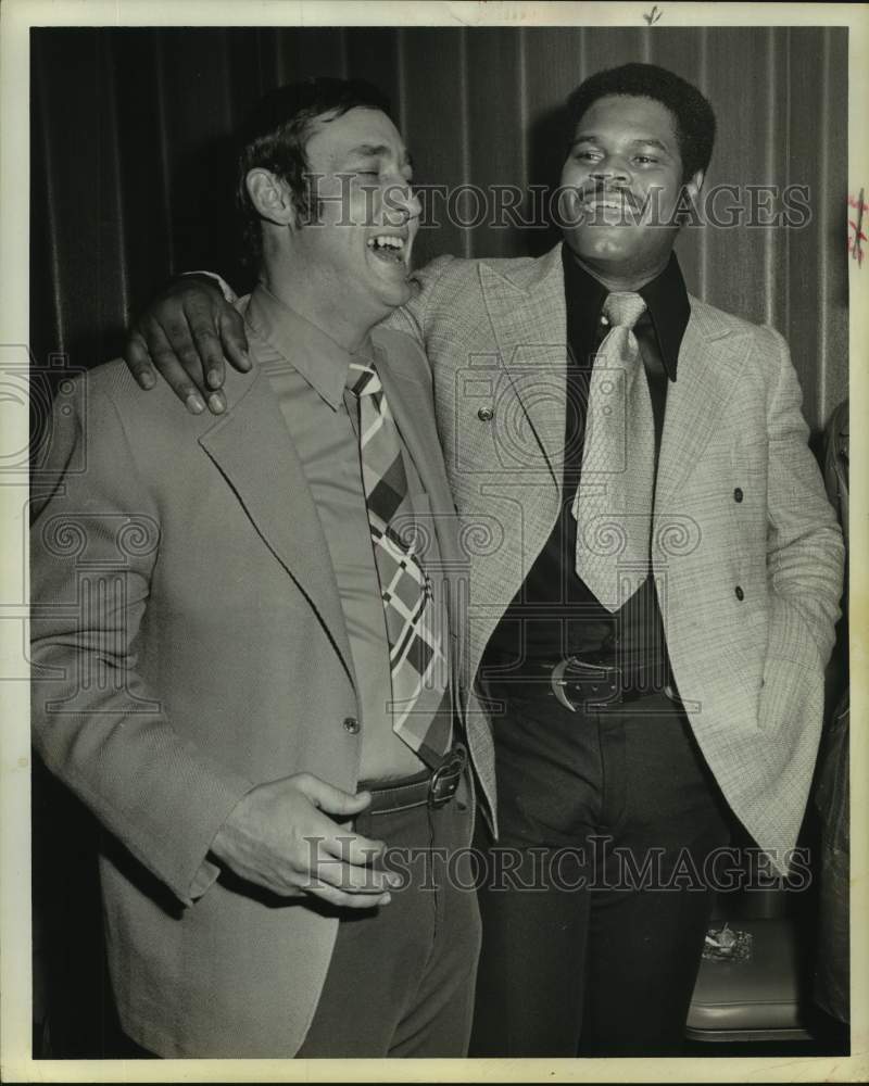 1972 Press Photo Houston Astros&#39; first baseman Lee May has laugh. - hcs17439- Historic Images