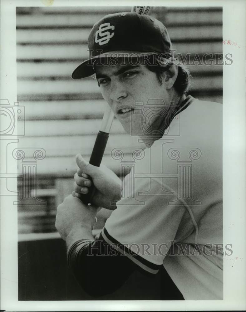 1978 Press Photo University of Southern California first baseman Dave Hostetler- Historic Images