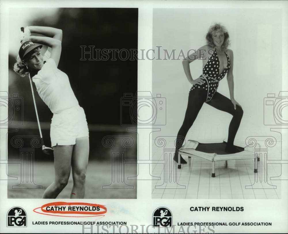 1983 Press Photo Ladies professional golfer Cathy Reynolds. - hcs18689- Historic Images