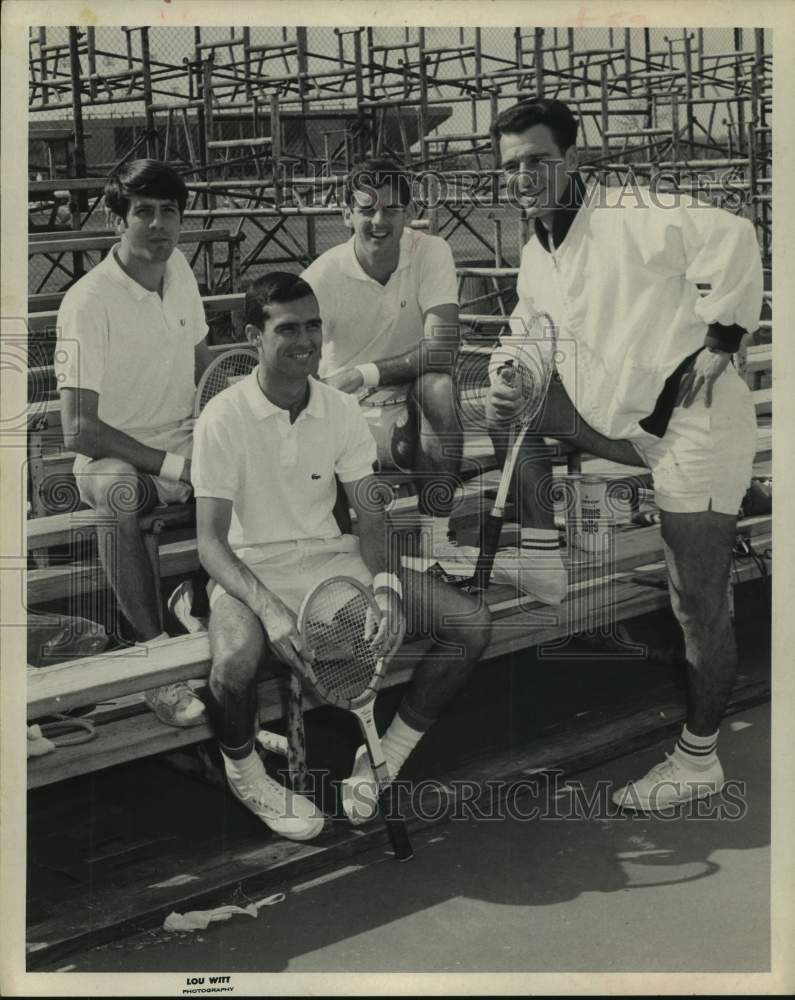 1968 Press Photo Members of the Rice University tennis team. - hcs19112- Historic Images