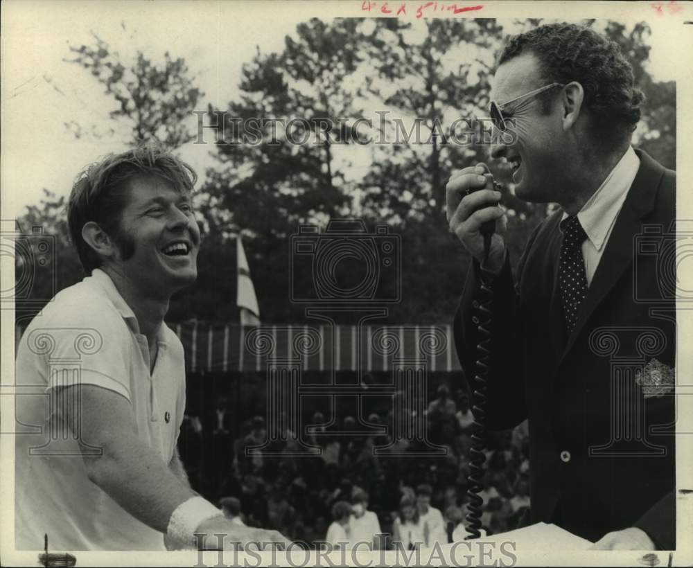 1971 Press Photo Tennis star Cliff Richey - hcs19837- Historic Images