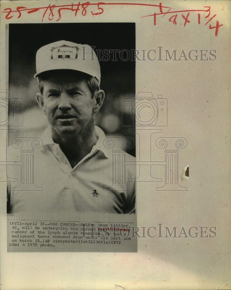 1970 Press Photo Golfer Gene Littler - hcs20227- Historic Images