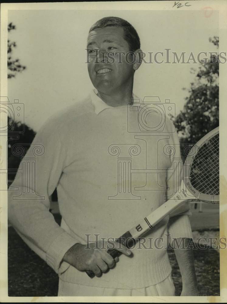 1959 Press Photo Tennis player Bill Talbert - hcs20545- Historic Images