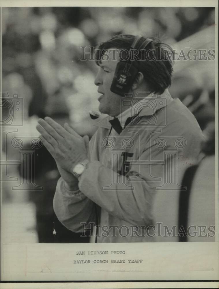 1974 Press Photo Baylor Grant Teaff - hcs20547- Historic Images